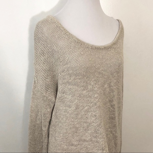 Feel the Piece Cotton Hi Lo Sweater OS - Picture 2 of 5